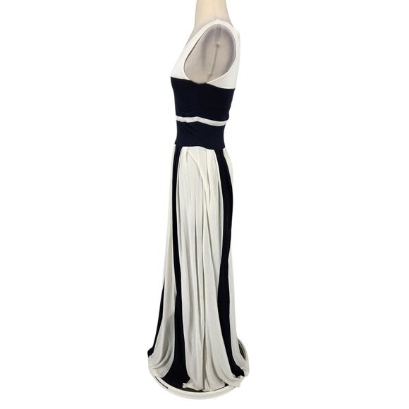 French Connection Maxi Dress – Sleeveless Colorblock Comfortable Chic - Picture 7 of 10